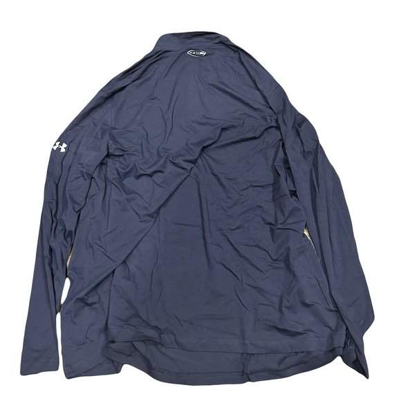 NWT Seattle Mariners Under Armour 1/4 Zip Logo Tri-Blend Pullover Jacket - Picture 3 of 3